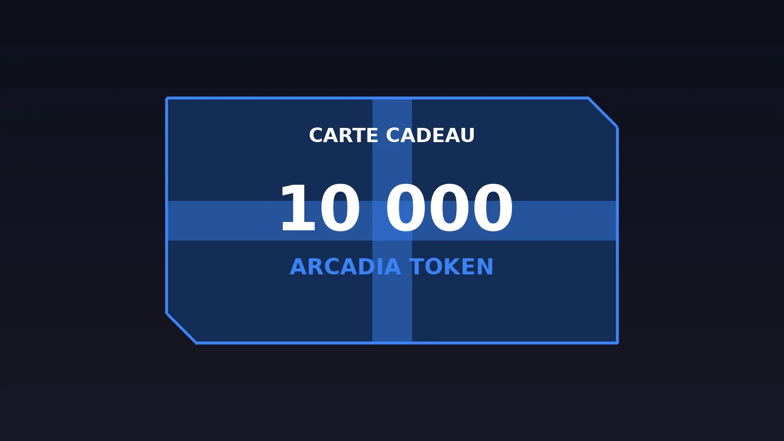 Carte cadeau 10 000 tokens