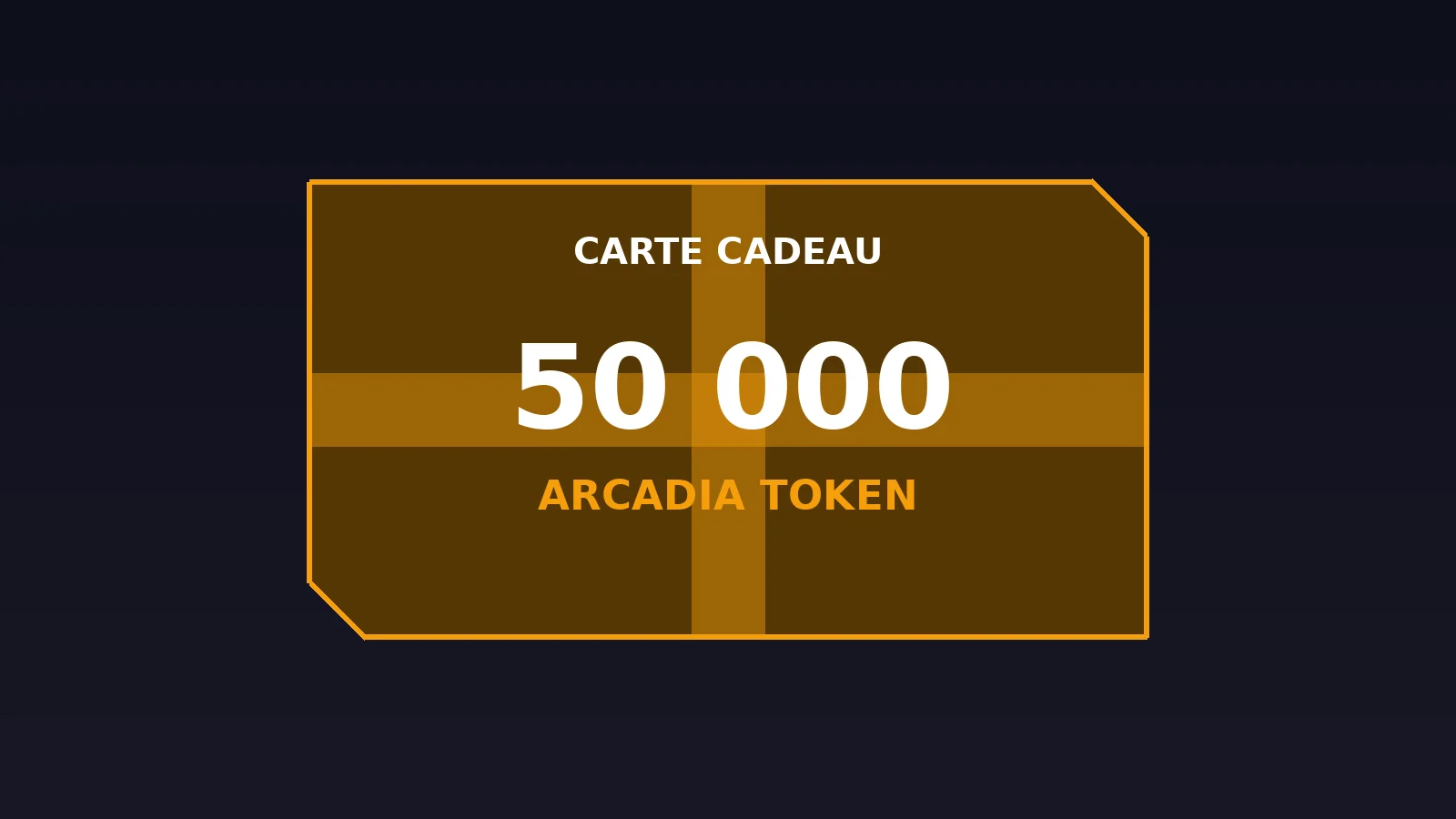 Carte cadeau 50 000 tokens