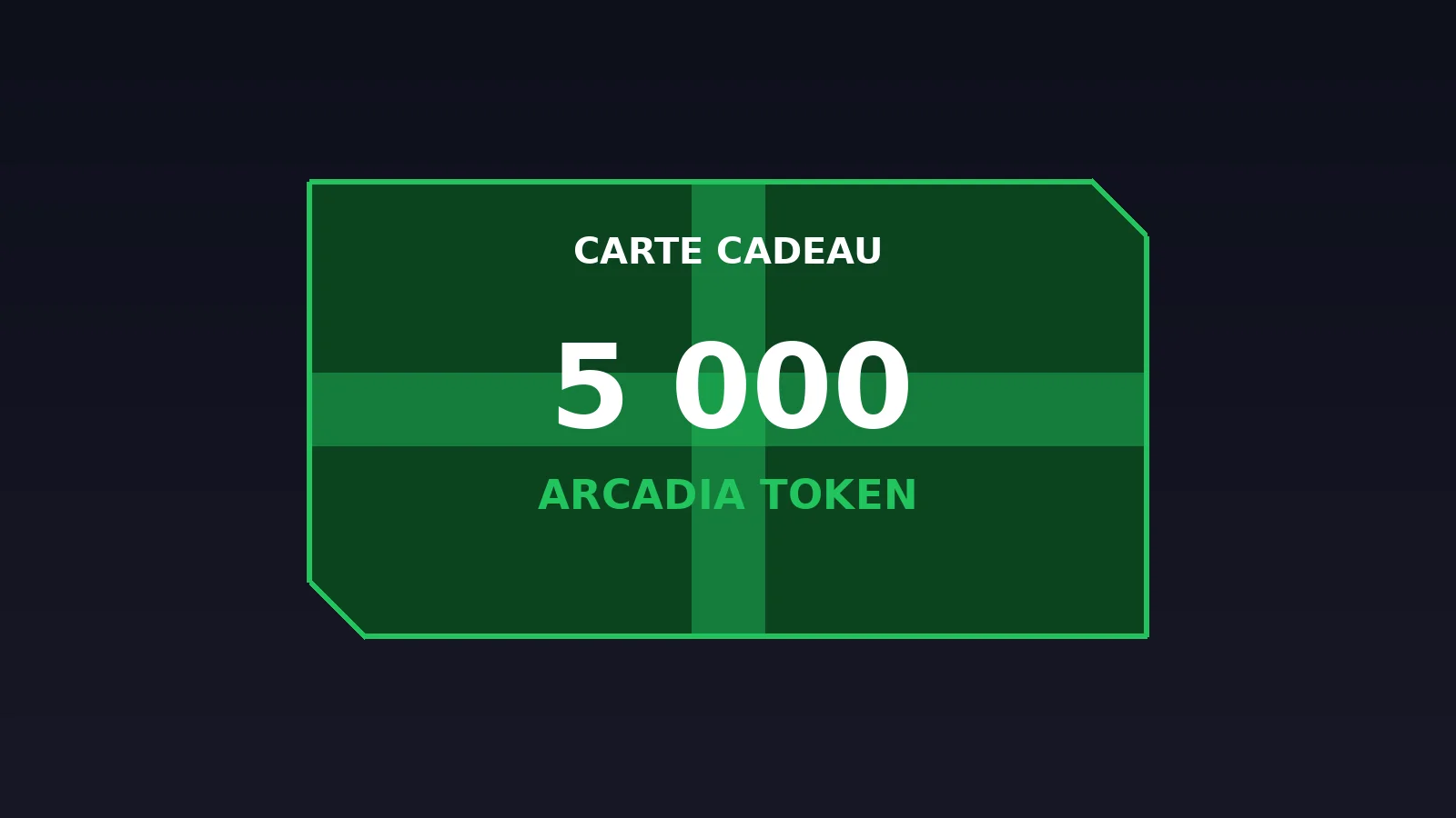 Carte cadeau 5 000 tokens