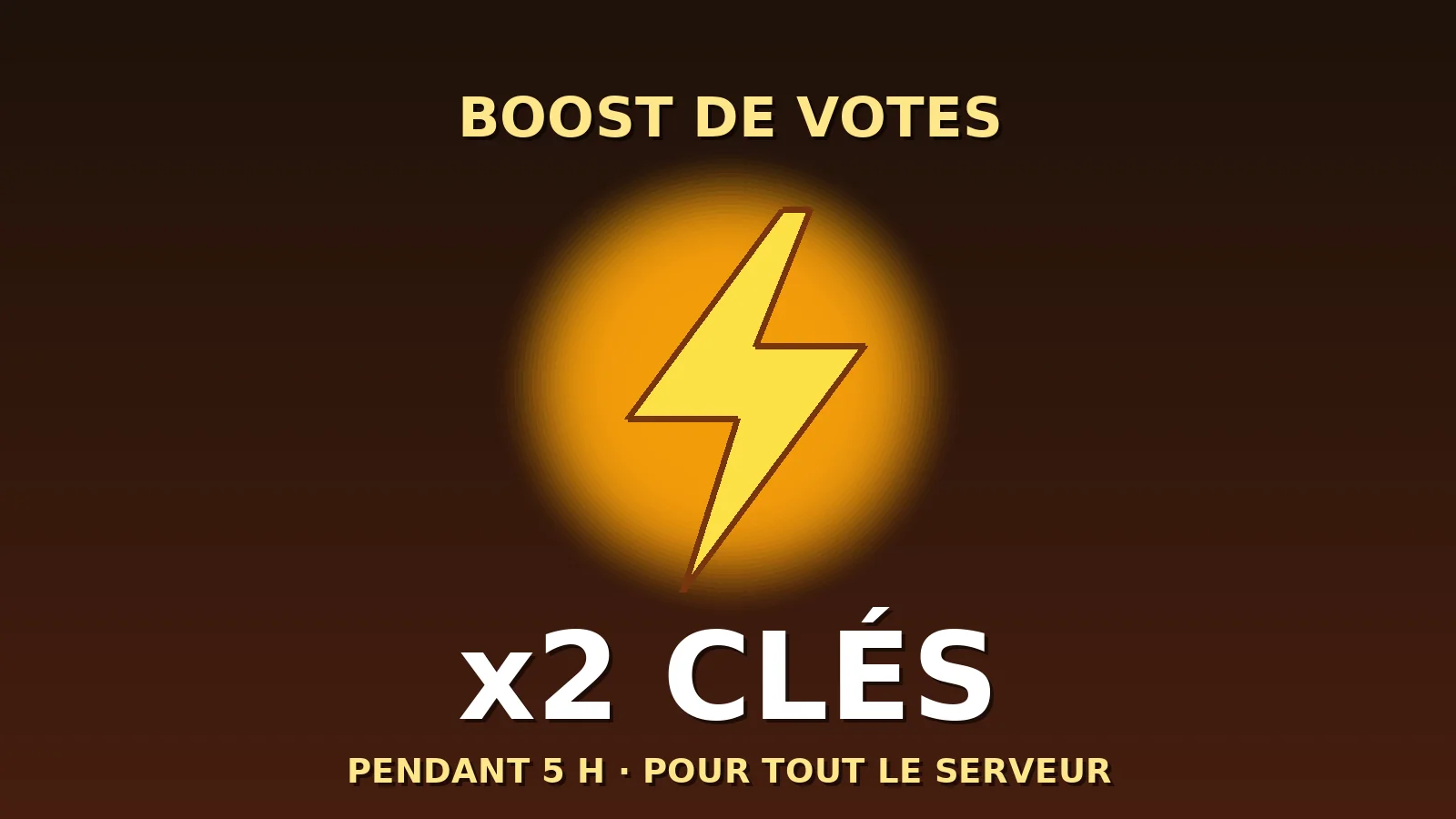Boost de votes · 5 h