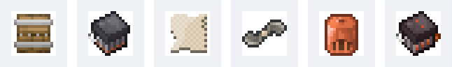 Coque, moteur, voile, hélice, chaudière et moteur du Nether