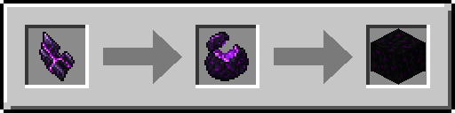 Un Éclat de Dragon devient un Œuf de Dragon Incomplet, puis un œuf de dragon après trois boucles