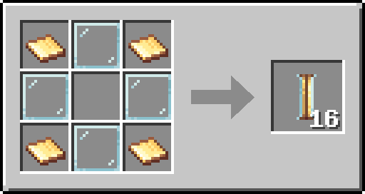Recette du bloc d'hypertube: quatre plaques de laiton aux coins et quatre vitres sur les côtés donnent seize tubes